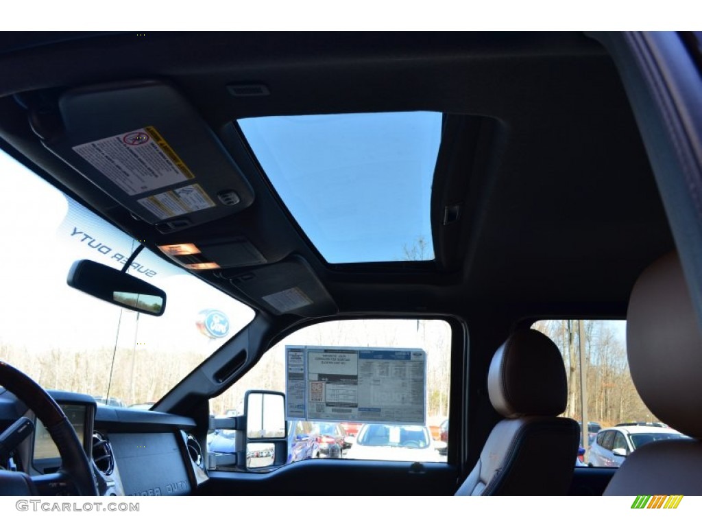 2013 F250 Super Duty Platinum Crew Cab 4x4 - Kodiak Brown Metallic / Platinum Pecan Leather photo #32