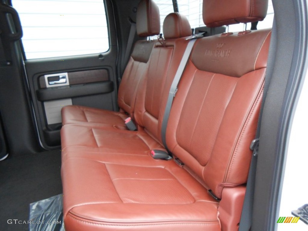 2013 Ford F150 King Ranch SuperCrew Rear Seat Photo #77528573
