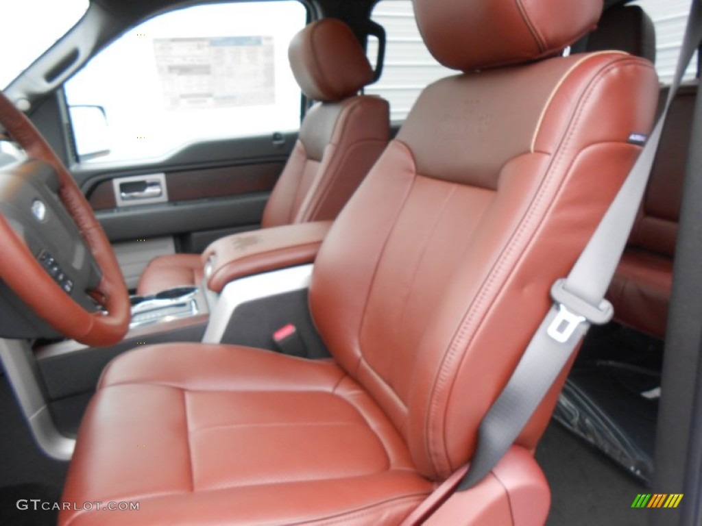 King Ranch Chaparral Leather Interior 2013 Ford F150 King Ranch SuperCrew Photo #77528639