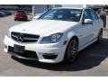 2012 Diamond White Metallic Mercedes-Benz C 63 AMG  photo #3