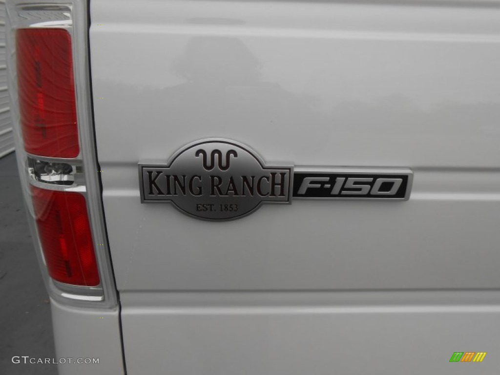 2013 F150 King Ranch SuperCrew - White Platinum Metallic Tri-Coat / King Ranch Chaparral Leather photo #6
