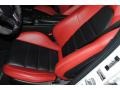 2012 Mercedes-Benz C AMG Classic Red/Black Interior Front Seat Photo