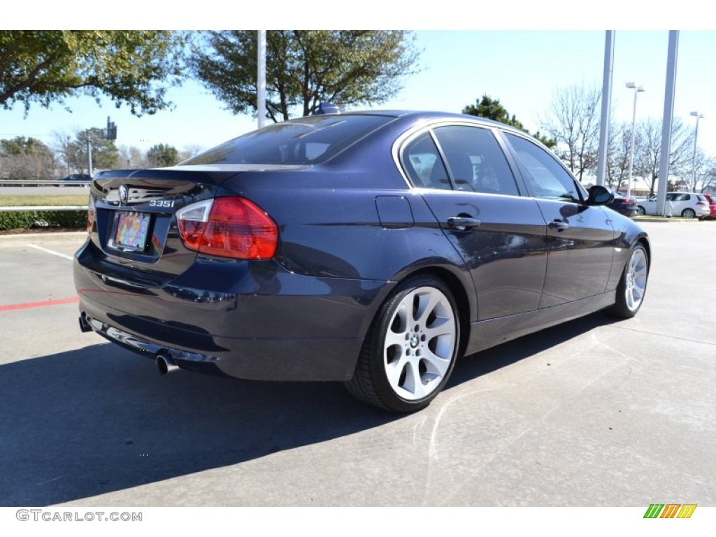 2008 3 Series 335i Sedan - Monaco Blue Metallic / Terra Dakota Leather photo #5