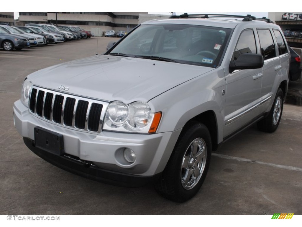 2005 Grand Cherokee Limited 4x4 - Bright Silver Metallic / Medium Slate Gray photo #3