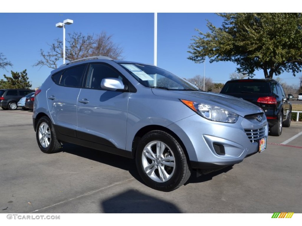 Aurora Blue 2010 Hyundai Tucson GLS Exterior Photo #77530016