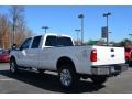 2013 Oxford White Ford F350 Super Duty Lariat Crew Cab 4x4  photo #50