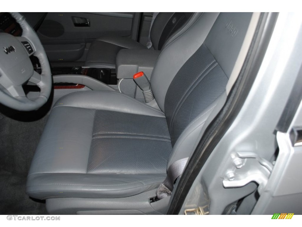 2005 Grand Cherokee Limited 4x4 - Bright Silver Metallic / Medium Slate Gray photo #21