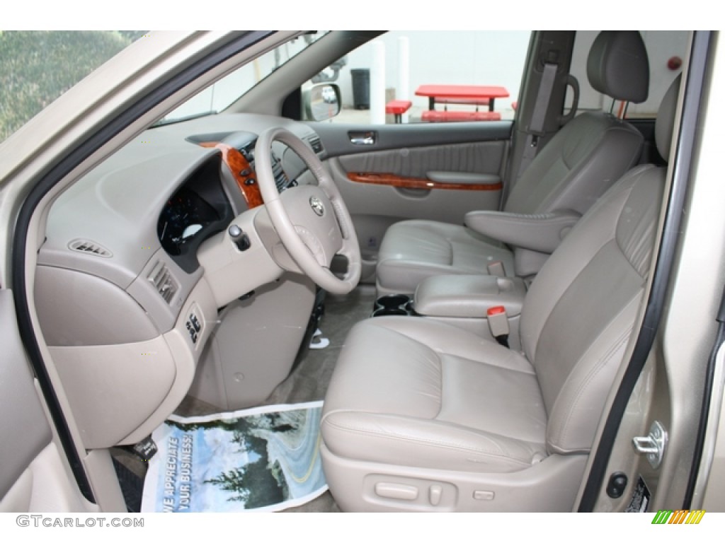 Taupe Interior 2009 Toyota Sienna XLE Photo #77530527