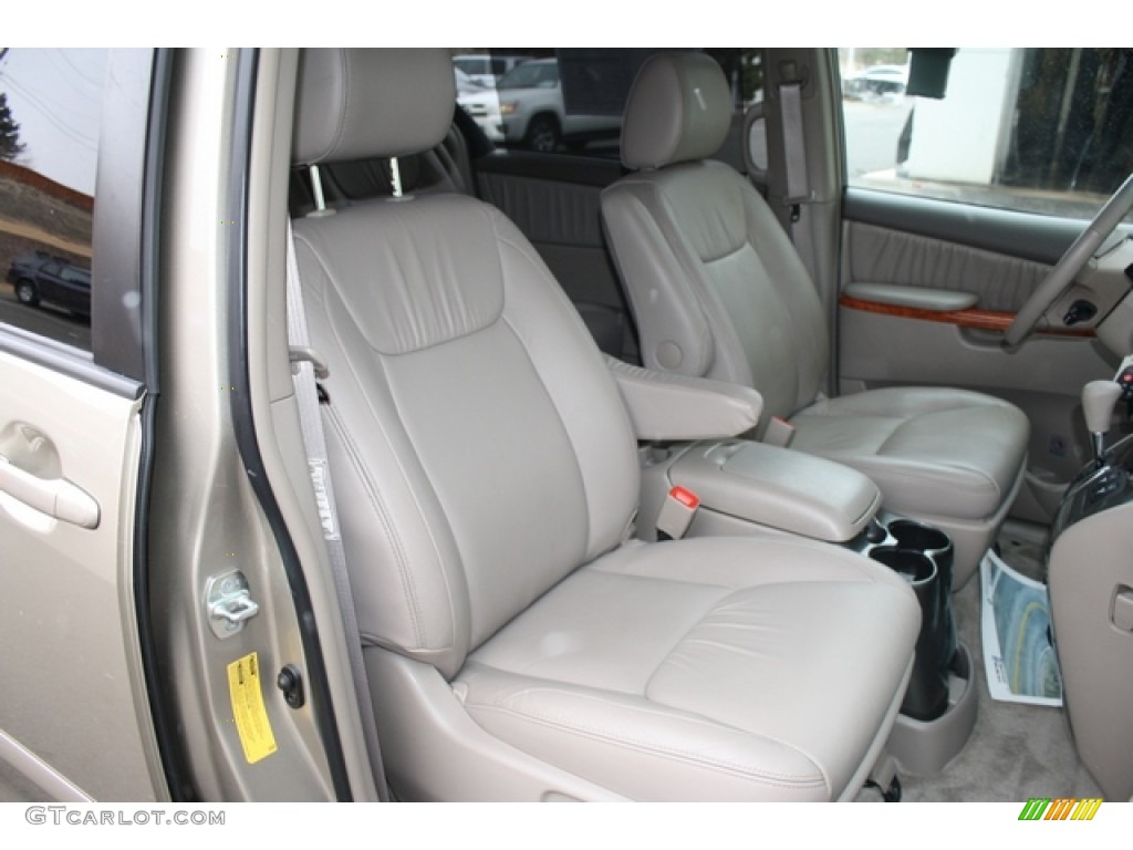2009 Toyota Sienna XLE Front Seat Photos