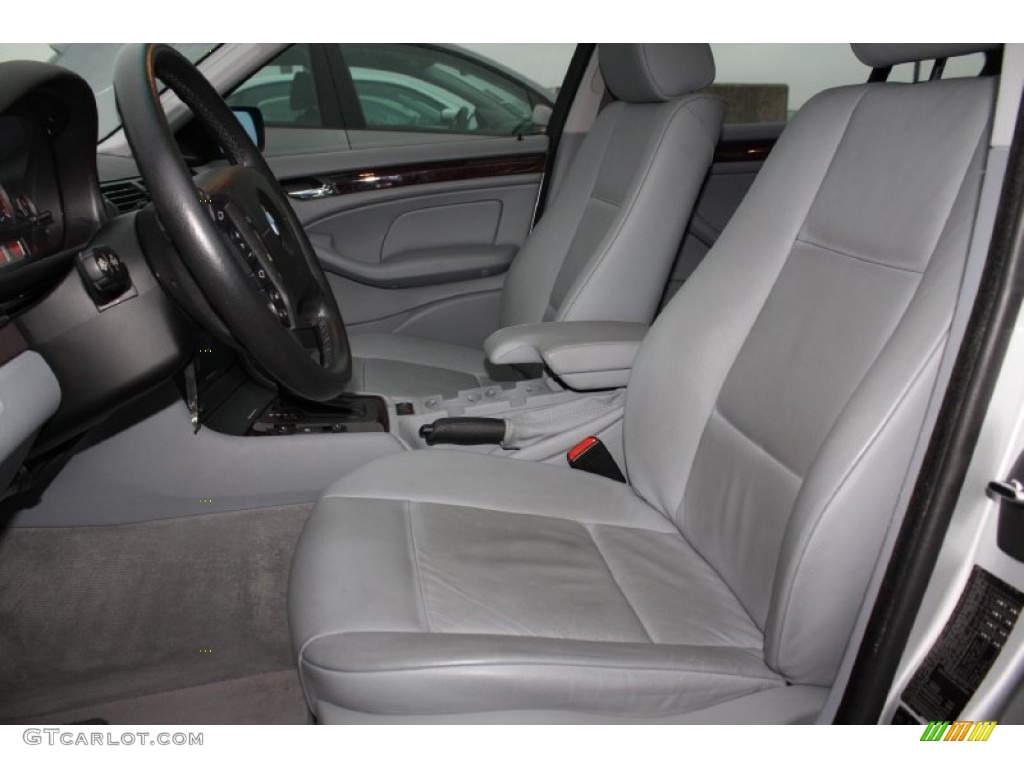 Grey Interior 2003 BMW 3 Series 325i Sedan Photo #77530808