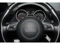 Limestone Grey 2009 Audi TT 2.0T quattro Roadster Steering Wheel