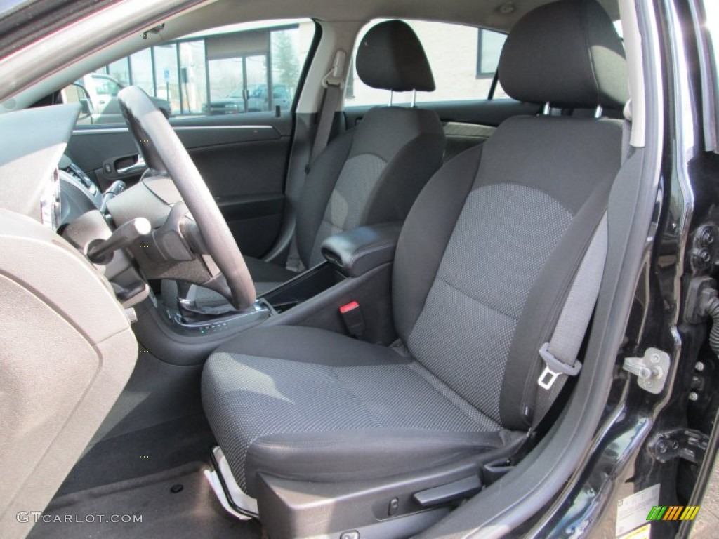 Ebony Interior 2010 Chevrolet Malibu LT Sedan Photo #77531857