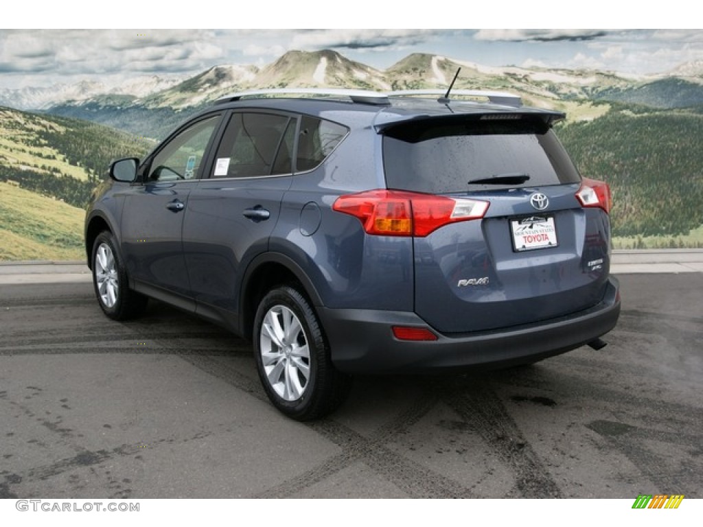 2013 RAV4 Limited AWD - Shoreline Blue Pearl / Beige photo #2