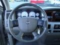 2008 Dodge Ram 2500 Medium Slate Gray Interior Steering Wheel Photo
