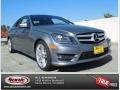 2013 Palladium Silver Metallic Mercedes-Benz C 250 Coupe  photo #1