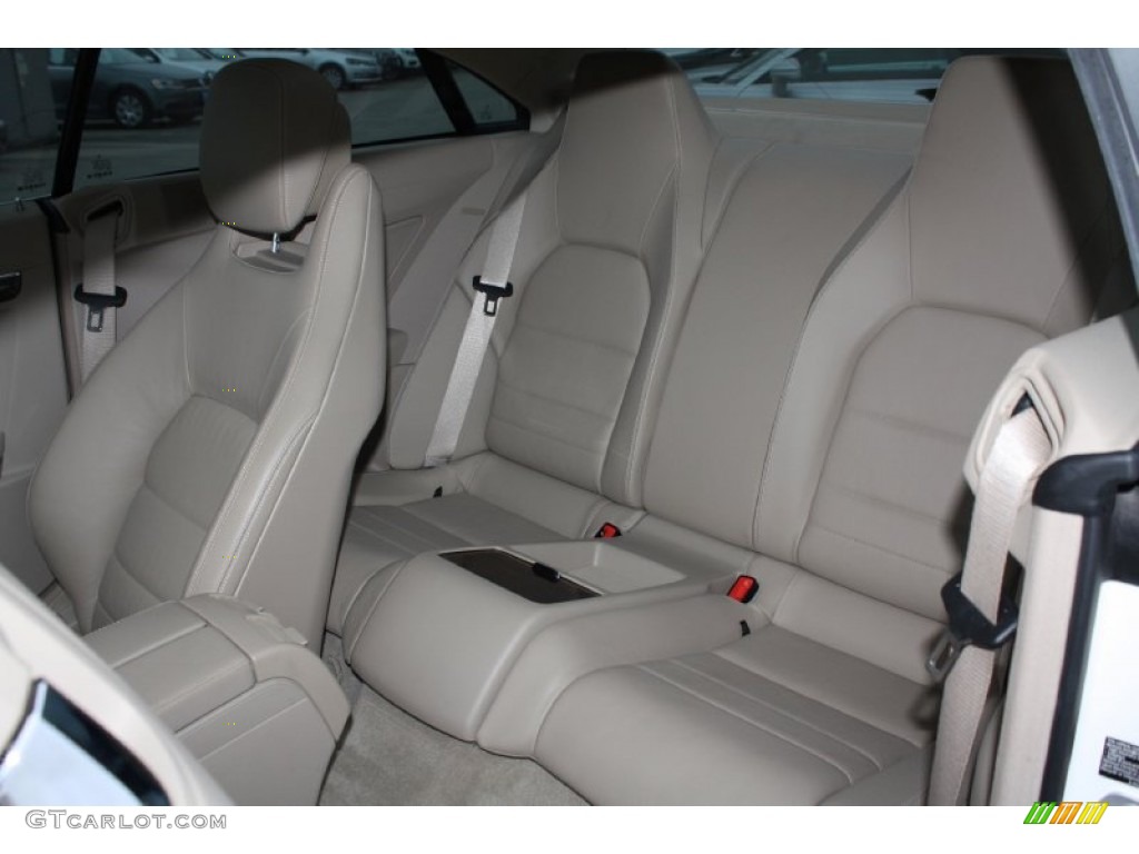 2011 Mercedes-Benz E 350 Coupe Rear Seat Photo #77533289