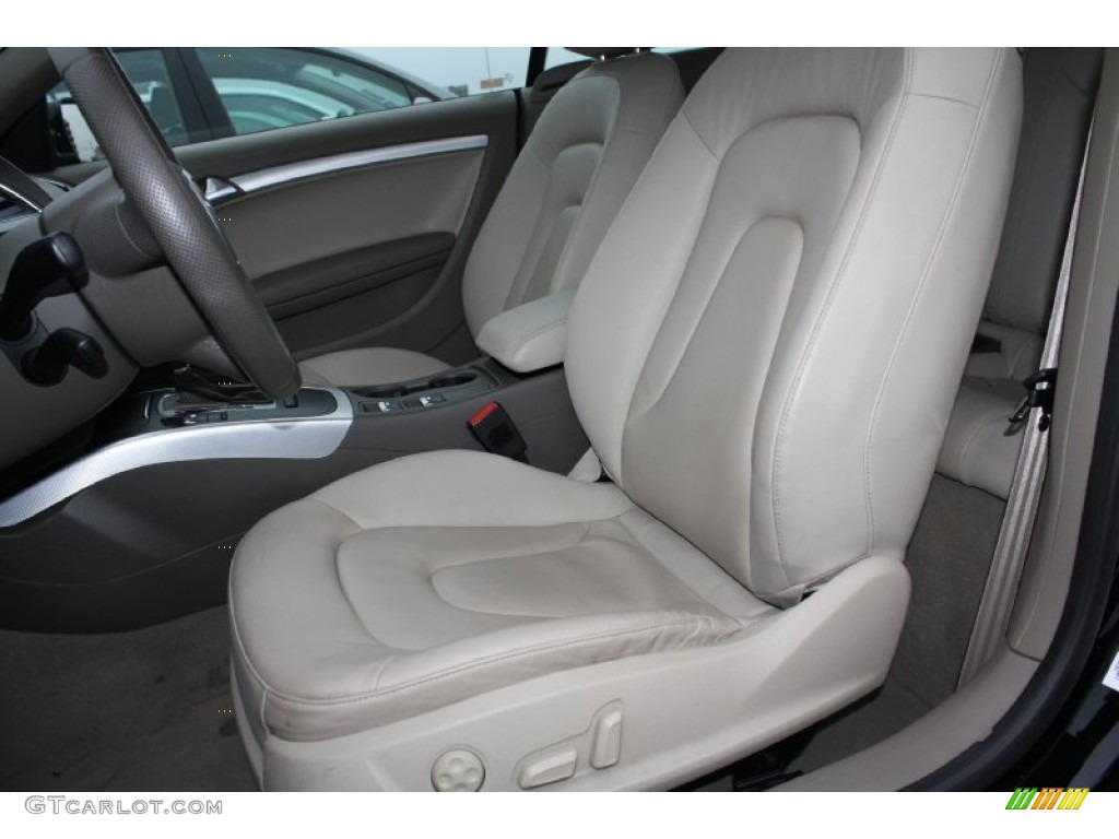 Light Gray Interior 2010 Audi A5 2.0T Cabriolet Photo #77533778