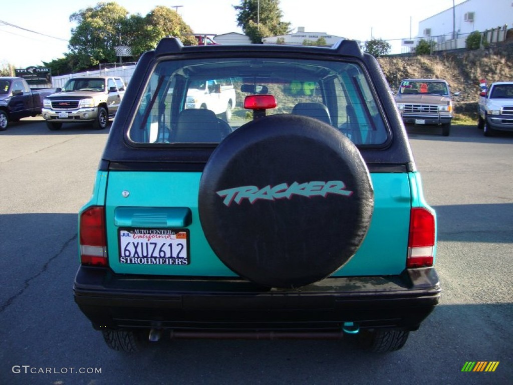 1994 Tracker Soft Top - Tropical Green Metallic / Gray photo #6