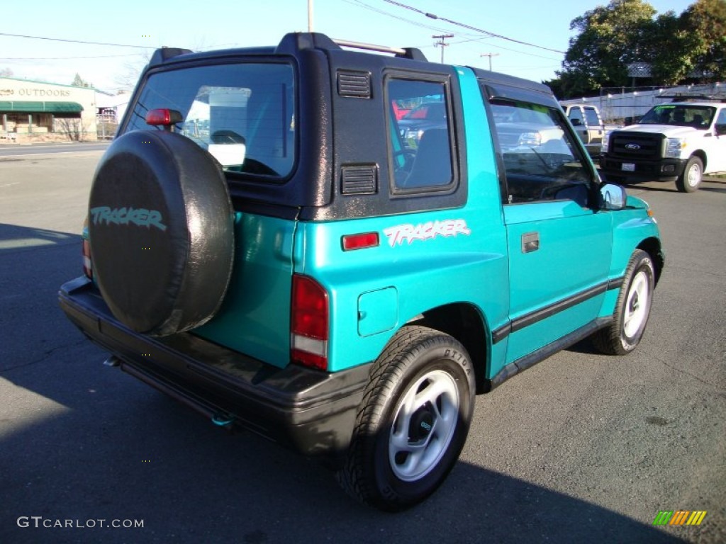 1994 Tracker Soft Top - Tropical Green Metallic / Gray photo #7