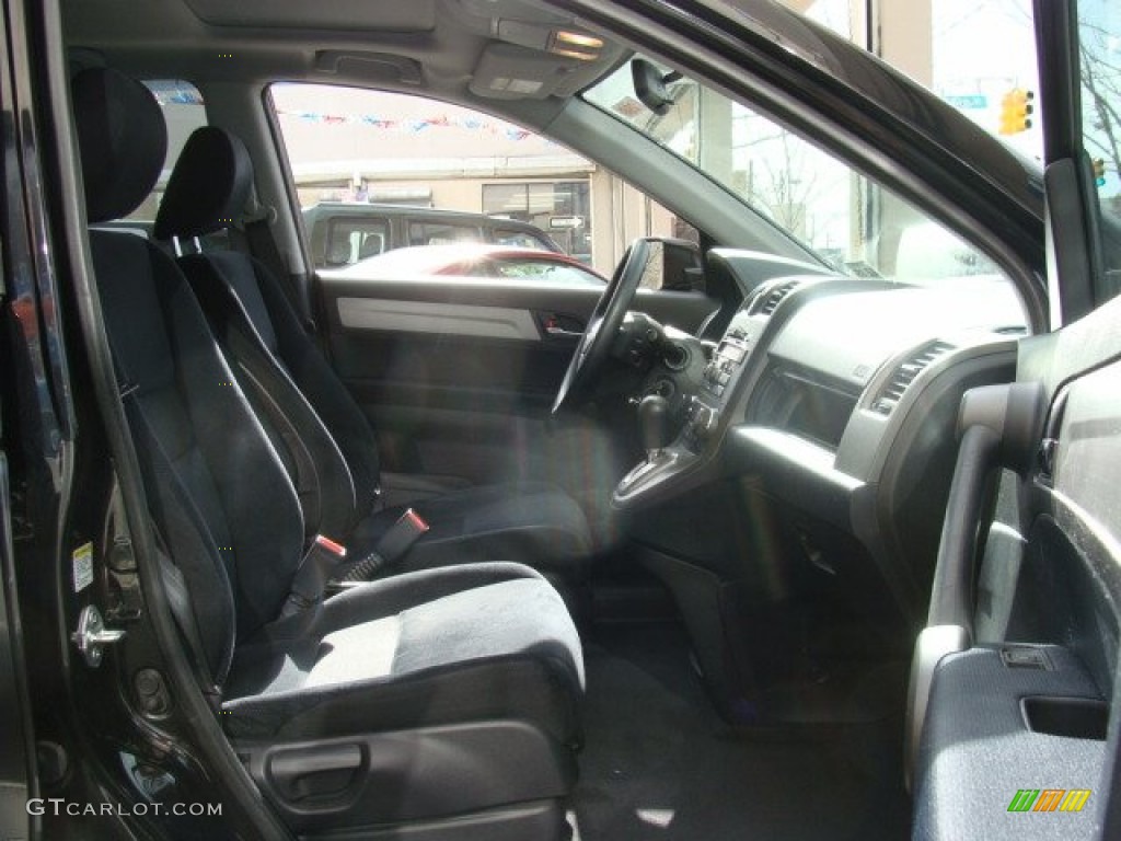 2011 CR-V EX 4WD - Crystal Black Pearl / Black photo #8