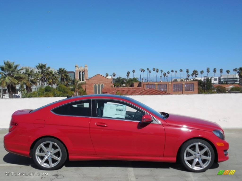 Mars Red 2013 Mercedes-Benz C 250 Coupe Exterior Photo #77534315