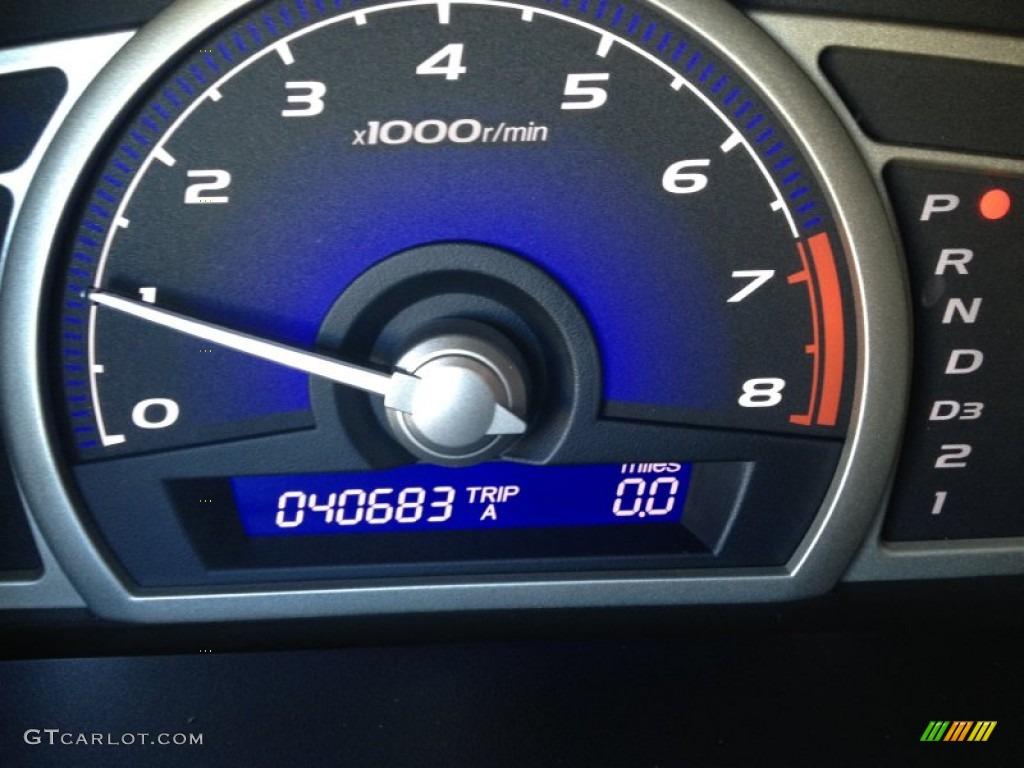 2010 Civic LX Sedan - Urban Titanium Metallic / Beige photo #19