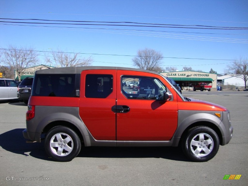 Sunset Orange Pearl 2004 Honda Element EX Exterior Photo #77534576