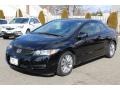 2009 Crystal Black Pearl Honda Civic EX-L Coupe  photo #7