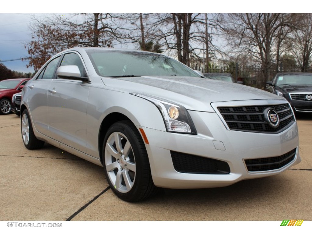 Radiant Silver Metallic 2013 Cadillac ATS 2.5L Exterior Photo #77536277