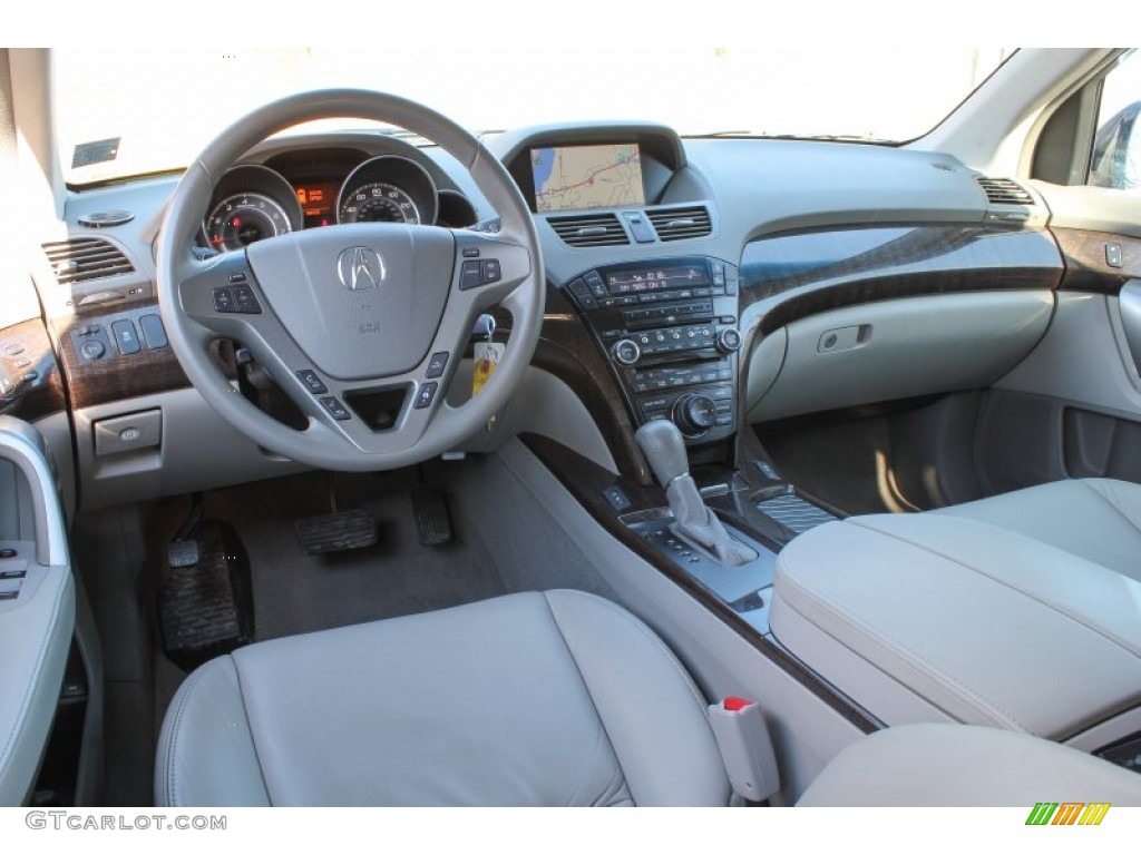 Taupe Gray Interior 2010 Acura MDX Technology Photo #77536400