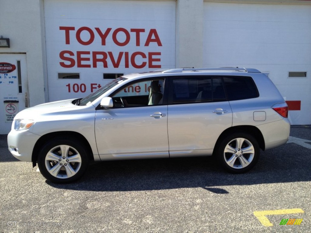 2010 Highlander Limited 4WD - Classic Silver Metallic / Ash photo #3