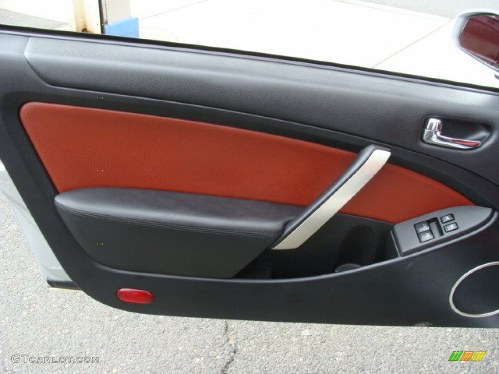 2006 Infiniti G 35 Coupe Graphite Door Panel Photo #77536469
