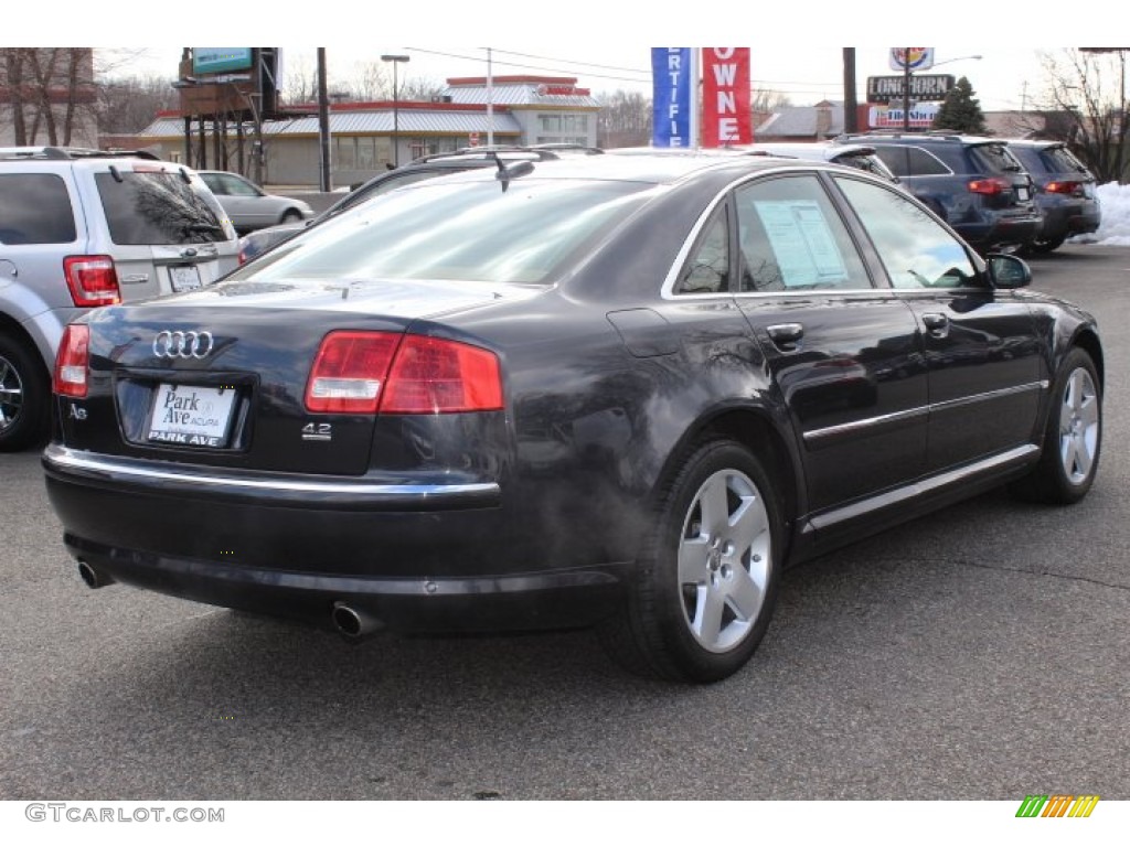 2006 A8 4.2 quattro - Oyster Grey Metallic / Black/Amaretto photo #3