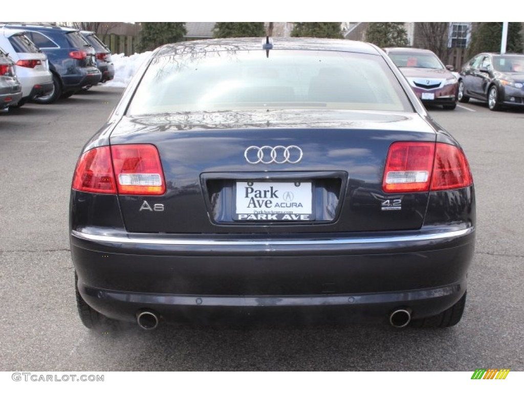 2006 A8 4.2 quattro - Oyster Grey Metallic / Black/Amaretto photo #4