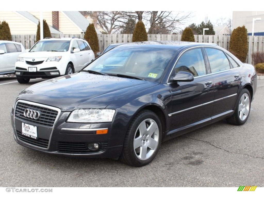 2006 A8 4.2 quattro - Oyster Grey Metallic / Black/Amaretto photo #7