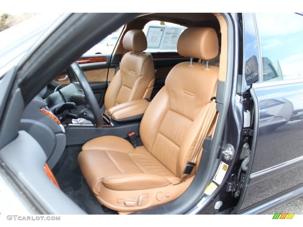 Black/Amaretto Interior 2006 Audi A8 4.2 quattro Photo #77537255
