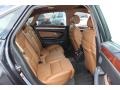 2006 Audi A8 Black/Amaretto Interior Rear Seat Photo