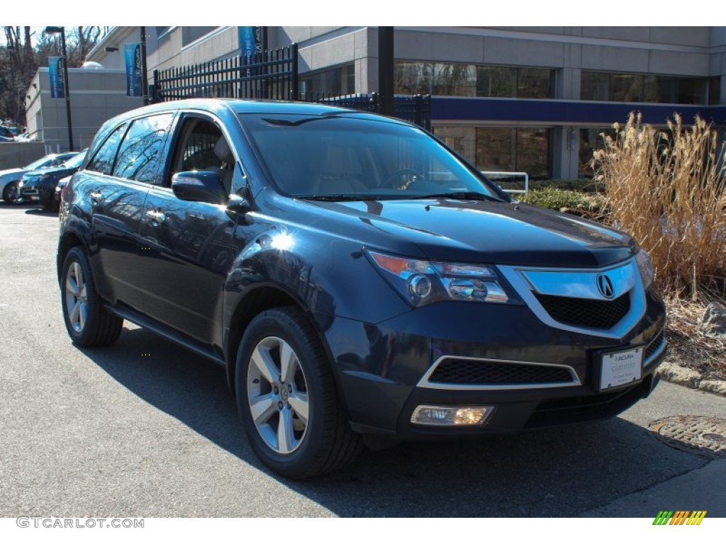 2010 MDX  - Bali Blue Pearl / Taupe Gray photo #1