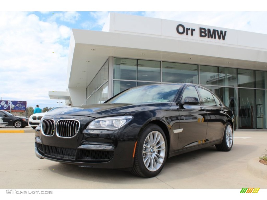 2013 7 Series 750Li Sedan - Black Sapphire Metallic / Oyster photo #1