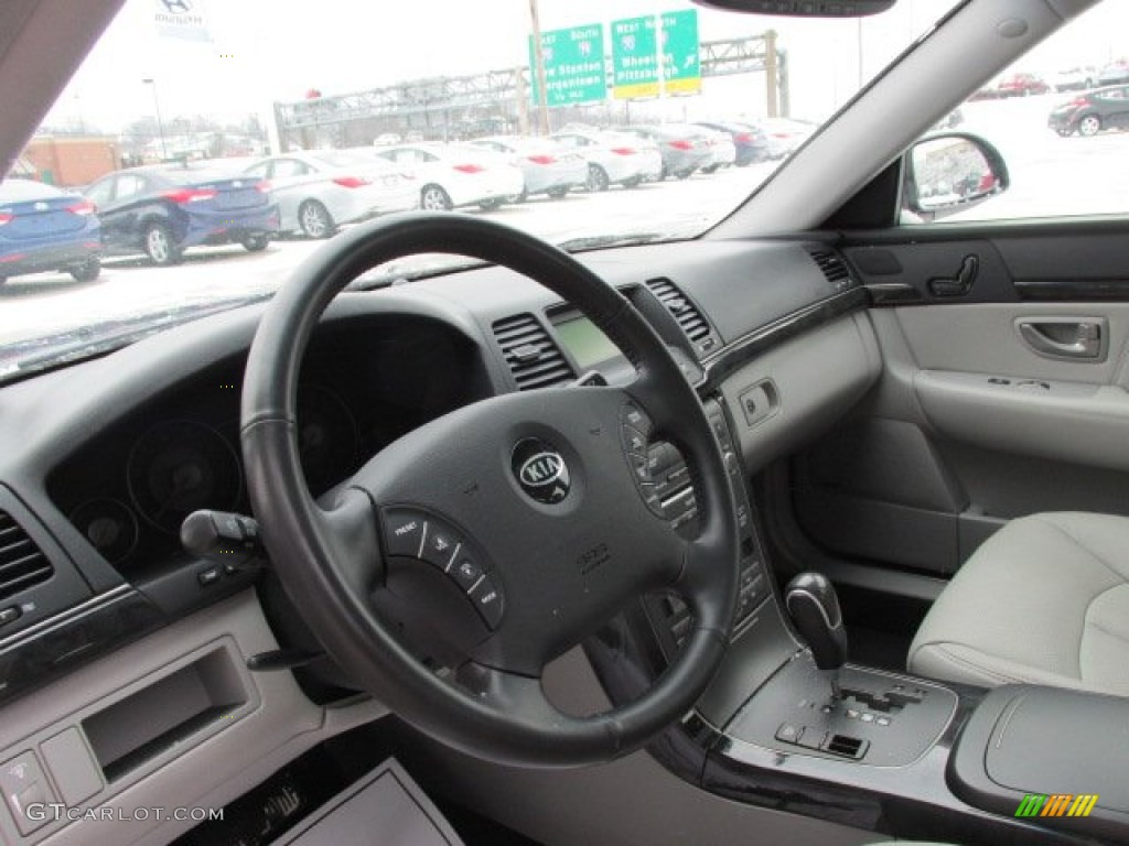 2009 Kia Amanti Standard Amanti Model Gray Dashboard Photo #77539260