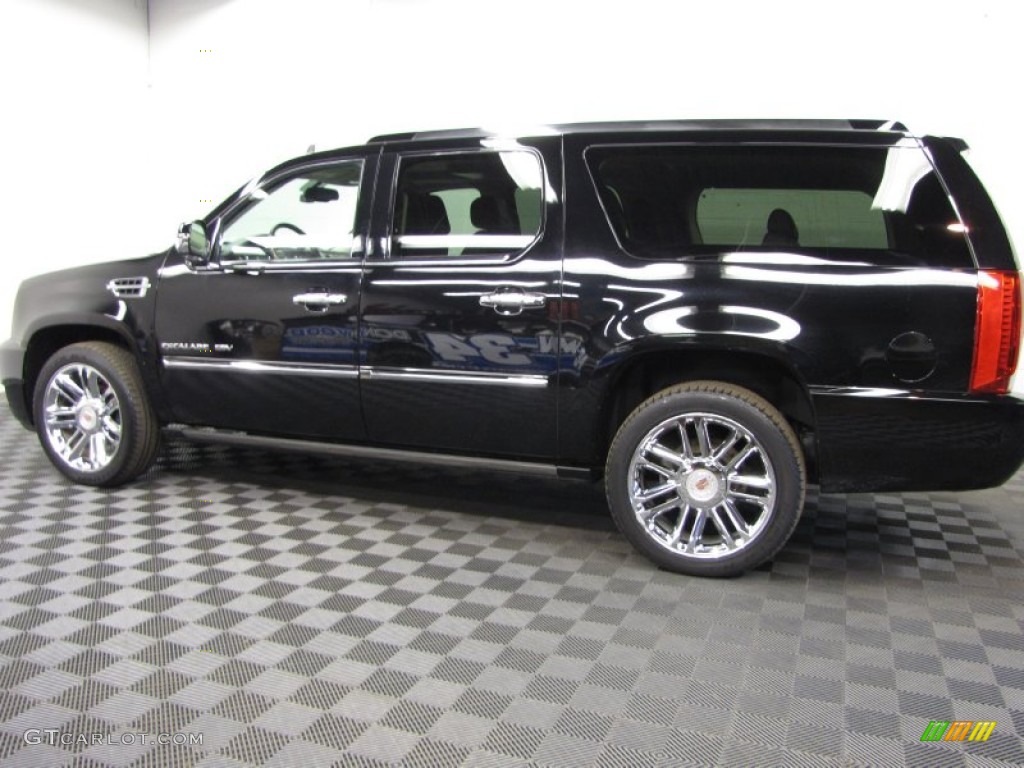 Black Ice Metallic 2011 Cadillac Escalade ESV Platinum AWD Exterior Photo #77539767