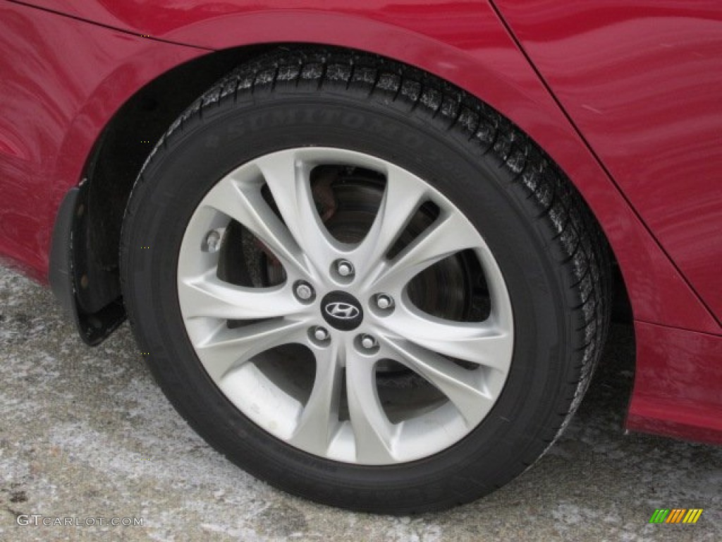 2011 Sonata Limited - Venetian Red / Camel photo #3