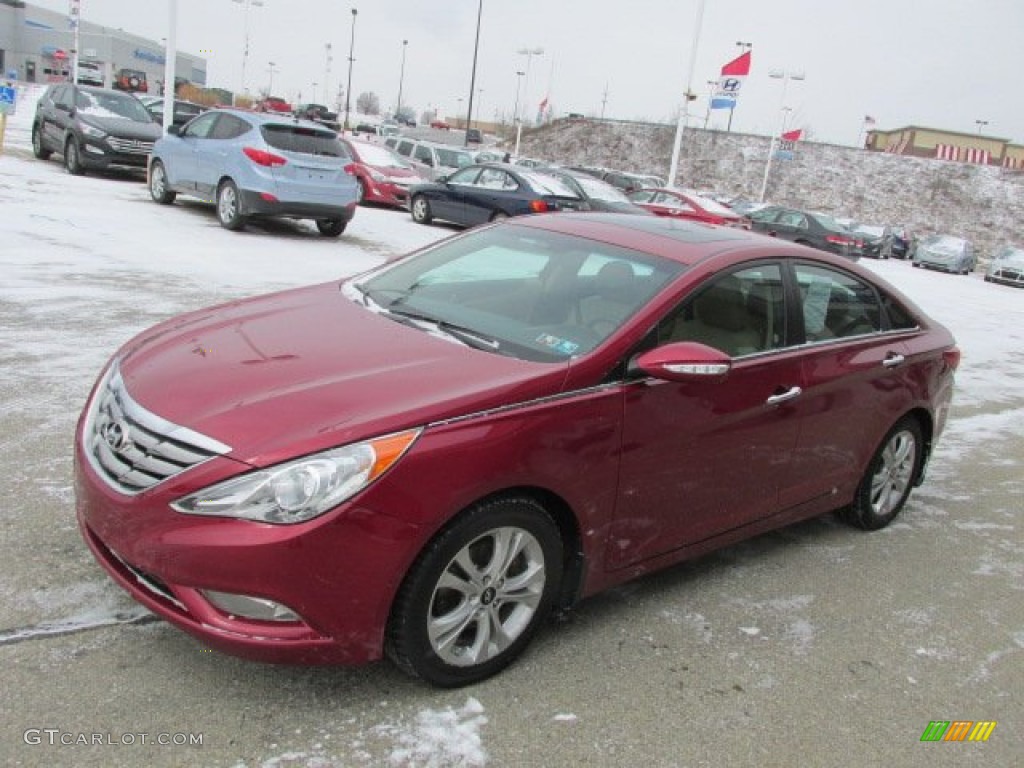 Venetian Red 2011 Hyundai Sonata Limited Exterior Photo #77540050