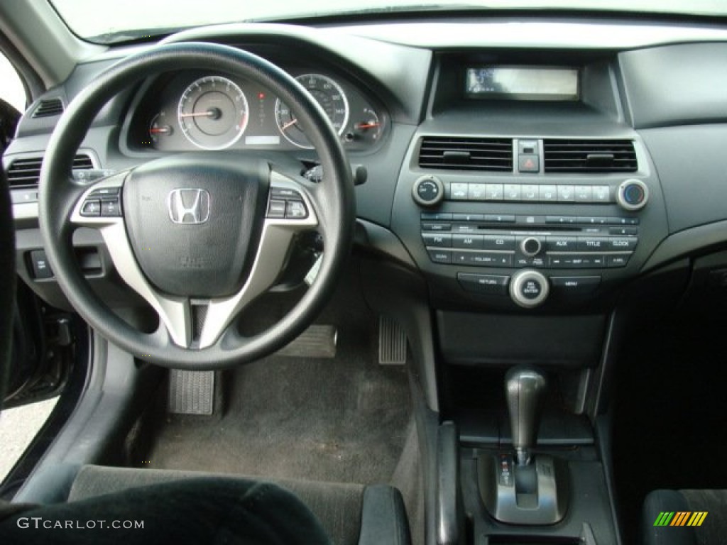2010 Honda Accord LX-S Coupe Black Dashboard Photo #77540131