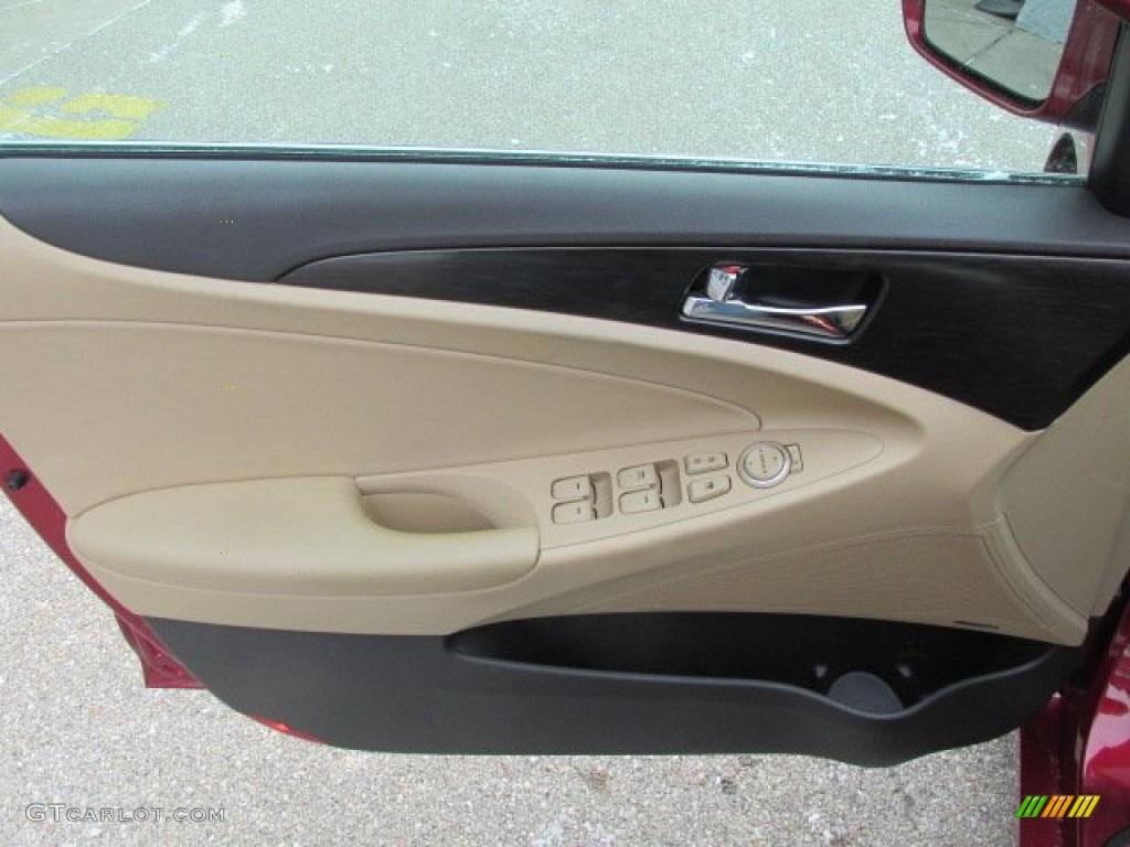 2011 Sonata Limited - Venetian Red / Camel photo #12