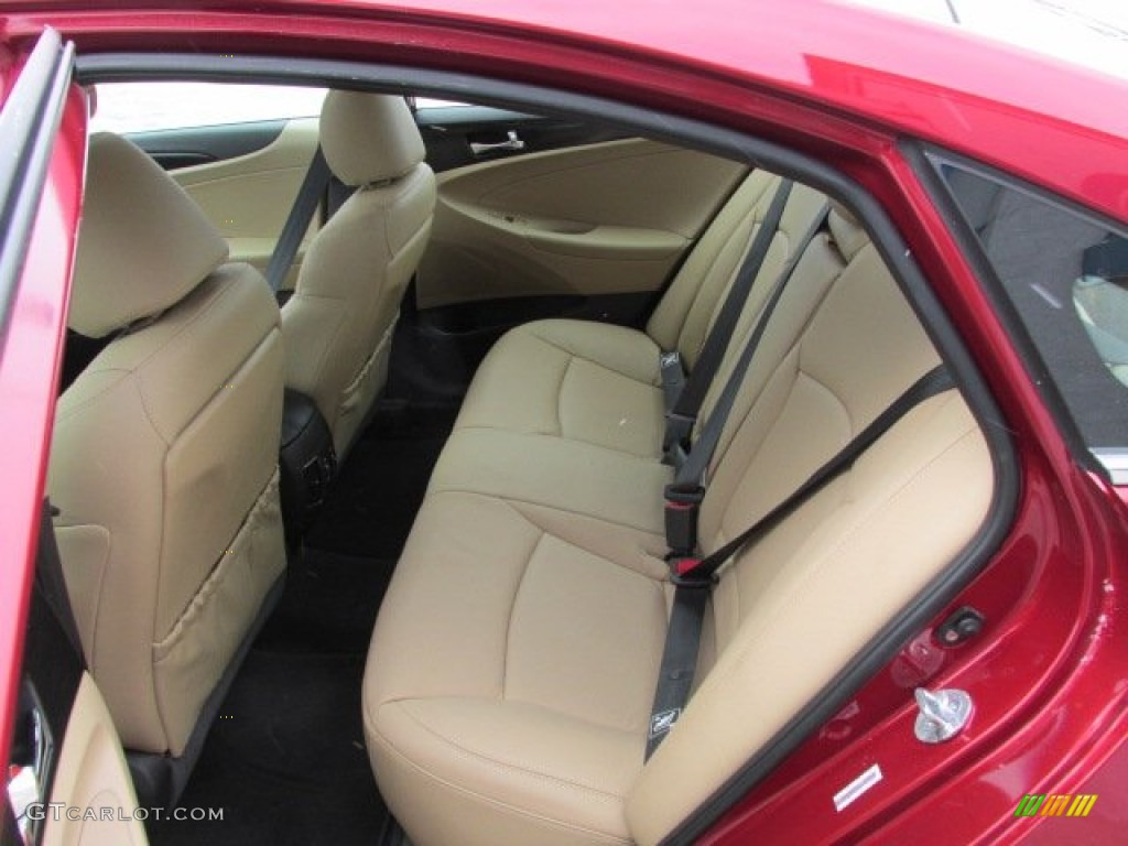 2011 Sonata Limited - Venetian Red / Camel photo #18