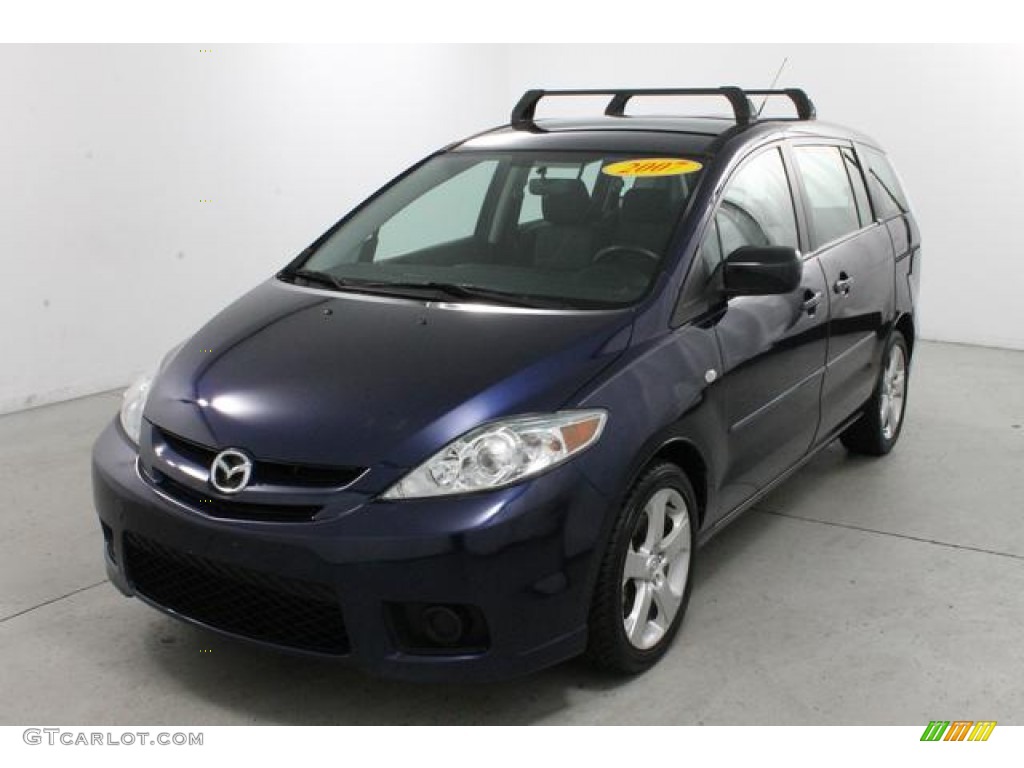Strato Blue Mica 2007 Mazda MAZDA5 Sport Exterior Photo #77540957