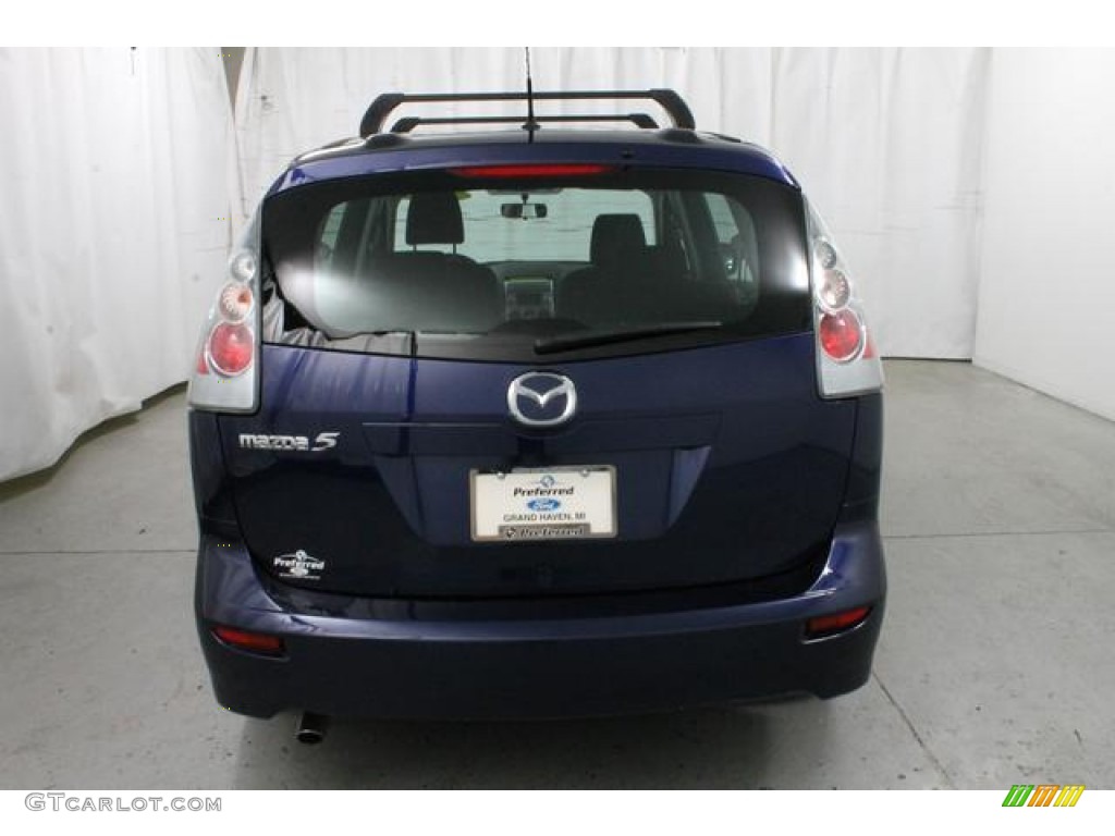 2007 MAZDA5 Sport - Strato Blue Mica / Black photo #8