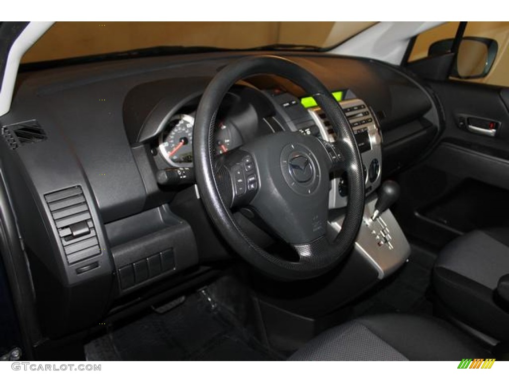 2007 MAZDA5 Sport - Strato Blue Mica / Black photo #19