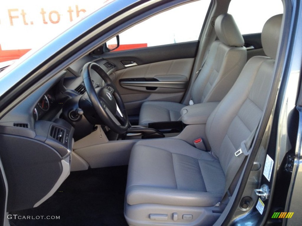 Gray Interior 2008 Honda Accord EX-L Sedan Photo #77541866